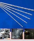 Five Piece Extra Long High Speed Steel Drill Bit Set With Long Shank For Wood Plastic Aluminum And Composite Materials HSS Twist Drill Bits