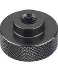 Close-up of Pro Grade Aluminum Black Anodized Welding Hood Fasteners Kit for Pipeliner Flip Hood Headgear Replacement Screws
