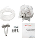 LF32 Differential Pressure Switch For HVAC Systems With Adjustable Set Point 30 To 300 Pa Air Differential Gauge 6 mm Hose Connection