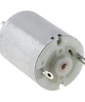 R280 DC Motor 6 To 24 Volt 19800 RPM High Speed Micro Motor for DIY toys, mini fans, and water pumps, silver cylinder shape