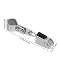 Heavy Duty Outdoor Lifting Pulley With Single Bearing Cable Block Roller For Steel Greenhouse Shade Systems Smooth Rope Movement And Easy Adjustment For Load Lifting Rope And Cable, 10.5cm silver clamp