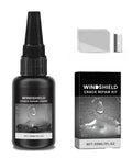 Windshield Crack Repair Kit With Quick Glass Repair Fluid Easy DIY Fix For Chips And Cracks Long Lasting Glass Repair Solution