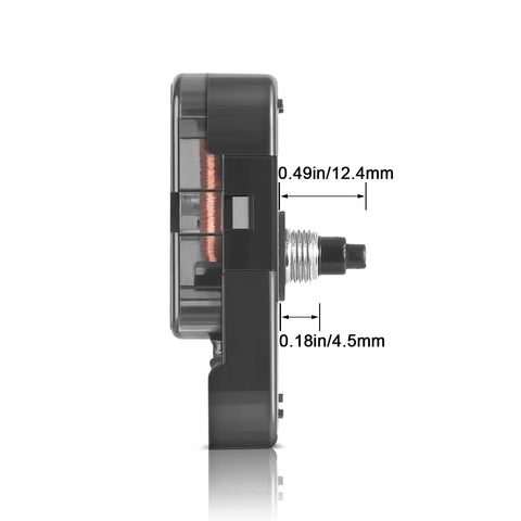 Side view of Quartz Wall Clock Movement Kit For DIY Repair Replacement Clock Mechanism With Precision Step Movement Easy Install Parts Set