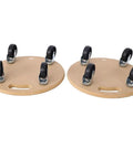 Heavy Duty 15 Inch Wooden Furniture Dolly With Wheels 500 Lb Capacity Rolling Furniture Mover Cart With Non Slip Pads shown in pair