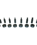 8 Piece Round Punch And Die Set MP4146 For Ironworkers Includes 9/32 11/32 13/32 15/32 17/32 21/32 25/32 29/32 Inch Sizes