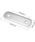 Stainless Steel Corner Brace Repair Plates For Furniture Pack Of 20 Or 50 30mm By 8mm Easy Screw Mounting to reinforce chests cabinets windows and beds built to last heavy duty brackets for quick DIY fixes.