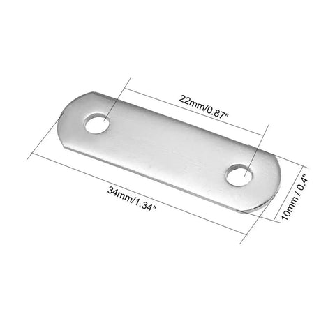 Stainless Steel Corner Brace Repair Plates For Furniture Pack Of 20 Or 50 30mm By 8mm Easy Screw Mounting to reinforce chests cabinets windows and beds built to last heavy duty brackets for quick DIY fixes.
