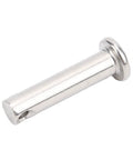 Round Clevis Pins Set 50Pcs Stainless Steel Flat Head Hinge Pins M6x25mm for coolers and equipment, 304 stainless steel, close-up