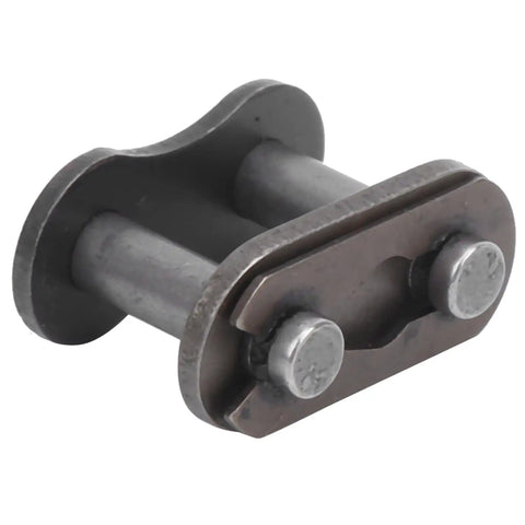 Ten Pack 428 Roller Chain Master Links Heavy Duty Steel Motorcycle Chain Connectors close-up detail showing reusable link for dirt bike repairs