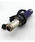 Heavy Duty Straight Tube Hot Air Blower And Professional Plastic Welding Machine For Quick Shrink Wrapping Pipe Bonding And Surface Drying Jobs That Nail The Fix Right Off The Rip, close-up view with power cord.