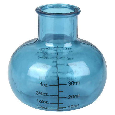 Blue chemistry beaker shot glass from 4 Piece Chemistry Beaker Shot Glass Set For Parties And Science Nerds, Lab Style Drinking Glasses