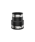 Flexible PVC Pipe Coupling 1-1/2 To 1-1/4 Inch For Cast Iron Plastic Or Steel Plumbing Connections with metal clamps
