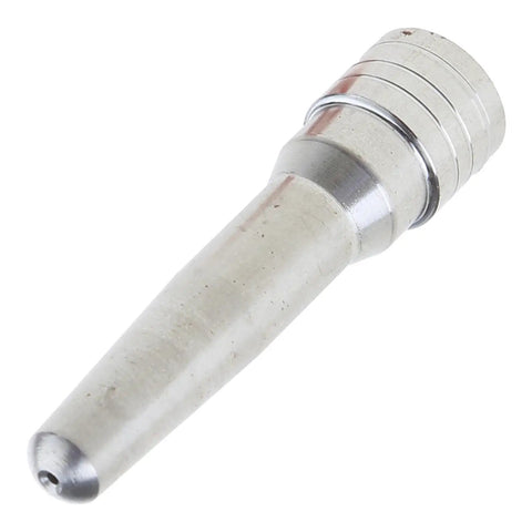 Stainless Steel Milk Frothing Nozzle Rod Tip For Espresso Machines Barista Grade Accessory For Smooth Velvety Foam Built For Home And Commercial Use Durable Stainless Construction Fits EC685 And Similar Models, angled close-up
