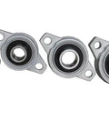 Heavy Duty 1PC KFL001 12mm Bore Pillow Block Flange Bearing Unit With Zinc Alloy Housing Industrial Machinery Ensuring Smooth Operation Stability With Reliable Support For Long Usage So Equipment Stays Rock Solid Runs Great During Work Shifts.