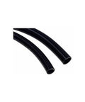 Straight Shot Heavy Duty Flexible Liquidtight Conduit 100 Ft Black Pvc Electrical Tubing Code Compliant No Hassle Weatherproof Wiring Shield Built Tough For Every Crew, two black PVC tubes.