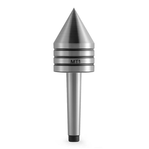 Side view of Built Tough Live Tailstock Center With Morse Taper 1 For Metal And Wood Turning, Milling And Drilling, CNC Compatible