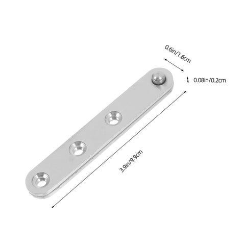 Hidden 360 Degree Pivot Hinges For Cabinets And Doors Stainless Steel Easy Install No Visible Hardware Concealed, shown front view