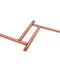 Adjustable Juice Groove Router Jig And Variable Square Template Guide With Precision Scaling For Cutting Boards Serving Trays And Pro Level Woodworking Projects With Zero Sweat Setup Measuring 23 6 By 23 6 In, showcasing orange adjustable template.