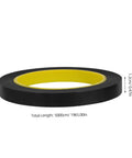 One Roll Blackout Tape For Windows That Blocks LED Light And Dims Screens With Heavy Duty Adhesive Window Covering, dimensions displayed