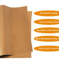 Three Pack 16 By 20 Inches PTFE Teflon Sheets For Easy Heat Press Transfers Nonstick, Reusable, Heat Resistant Craft Mats with features