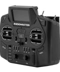 Beast Dual Band ExpressLRS RC Transmitter with Gemini Xrossband, black CNC aluminum body, featuring foldable 2.4GHz/900MHz antennas.