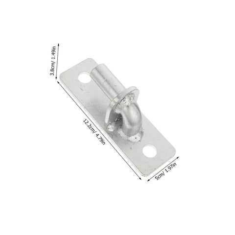 Heavy Duty Wall Mount Gate Hinges With 12.7mm Hole And Screws 4 Pieces Weather Resistant Iron Gate Hardware For Wood Or Metal Fences Multipurpose Post Hinge Kit For Outdoor Use, 12.2cm hinge