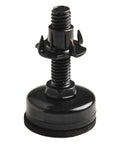 Heavy Duty Adjustable Furniture Leveling Feet 3/8-16, 4 Pack, Carbon Steel And Nylon, Supports Up To 1320 Lbs, Height Adjusts From 34mm To 44mm, Includes Felt Pads, Perfect For Tables And Cabinets On Uneven Floors, black adjustable leveling foot with felt pad