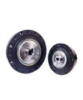 Top Shelf XZS50-160 Harmonic Reducer Packing Tough 160 Reduction Ratio, two units showcasing design for robotic arms