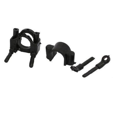 RC Aircraft Fitting Parts Replacement Kit Black Universal Hardware for Electric Model Planes, Easy Fit Fittings and Mounts