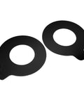 Bulletproof Pair Of Round Rubber Gasket Shim For Excavator Arm No Shake Shock Absorption Pad Industrial Cushion Tough Noise Dampening Rubber Washers Crew Approved Workhorse Kit, black rubber pivot washers, 9.5x8.0x0.2cm.