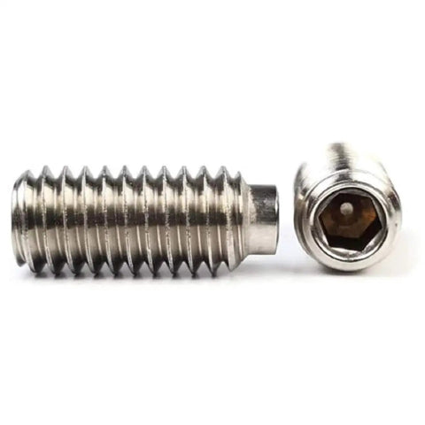 Built Tough Thread Size 10-24 Socket Set Screws Half Dog Point 18-8 Stainless Steel 3/16 Inch Length Shop Grade Fasteners For Rock Solid Grip And Dead Nuts Secure Installation