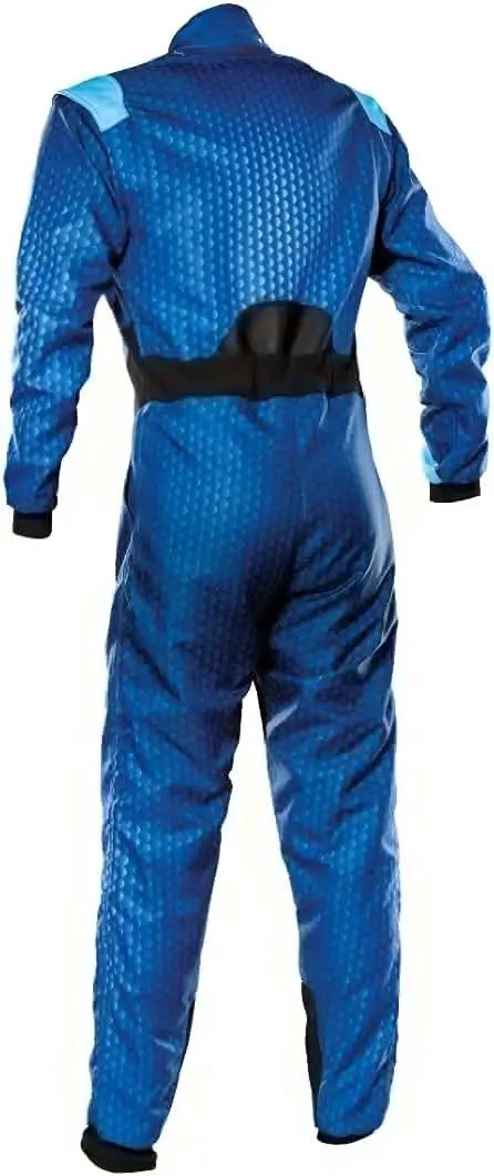 Go Kart Racing Suit Pro Grade Water Resistant Digital Print Breathable Fabric For Adults Youth And Kids With Flexible Fit And Adjustable Waist Cuffs Lightweight Performance Gear XXL 60, back view