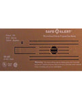 Classic Propane LP Gas Alarm 30 Series Flush Mount 12V DC 85 DB Siren Safety Sensor in rugged brown finish