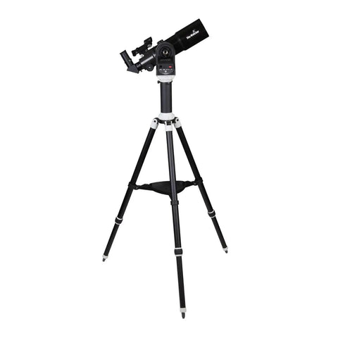 Travel-Size Go-To Telescope Mount With 80mm Refractor, Alt-Az Tracking, WiFi App Control on lightweight tripod for stargazing