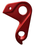 Red Derailleur Hanger Aluminum Alloy Bicycle Frame Mount For Mountain And Road Bikes Heavy Duty Construction With Wide Compatibility