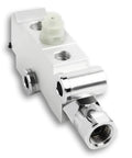 Universal Disc Drum Brake Proportioning Valve with smooth stopping power, silver aluminum finish, ideal for heavy duty rides.