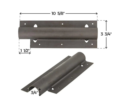 Rock Solid Round Steel Side Mounting Brackets Top Tier Upgrade For Antique Hoosier Style Kitchen Cabinets Includes One Pair With Precision Fit And Smooth Heavy Duty Construction That Really Flips The Script On Basic Hardware