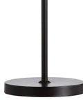Oil Rubbed Bronze Two Light Metal And Crystal Table Lamp With Traditional Geometric Bedside Design 21.5 Inch base