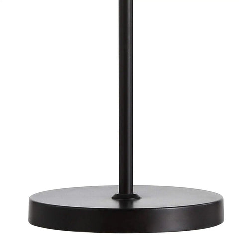 Oil Rubbed Bronze Two Light Metal And Crystal Table Lamp With Traditional Geometric Bedside Design 21.5 Inch base