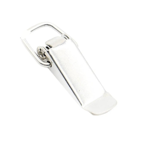 Heavy Duty J105 Spring Loaded Latch Catch Hardware Cabinet Boxes With Iron Toggle Hasp For Sliding Doors And Windows In Simple Style closed view