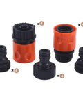 Garden Hose Quick Connectors Set 20 Pieces, Plastic Quick Connectors With 3/4 GHT Male And Female Nipples And Couplers, Fits 1/2 And 5/8 Inch Hoses