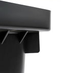 Close-up view of Heavy Duty Drainage Catch Basin Kit With Debris Basket And Grate, 15.7 x 15.7 x 23.6 Inch Composite Resin, black color.