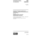 ISO 10303 Part 43 standard document cover, outlines industrial automation data exchange standards, focused on product modeling.