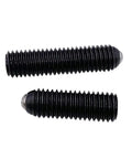 Top Drawer M3x4mm Ball Plunger Grub Screws Heavy Duty Alloy Steel Hex Socket Springs For Precision Locking And Indexing Durable 20 Piece Assortment Built Dang Tough For Any Workshop Rig Or Gearbox Setup, displaying two screws.