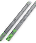 24 Inch Hardcore Heavy Duty Soft Close Drawer Slides Full Extension Ball Bearing Side Mount Runners showing dual pack design.