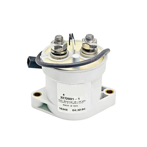Hardcore 500 Amp Automotive Contactor Relay For 12V To 24VDC Systems, heavy duty relay with metal terminals and wiring.