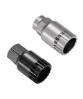Heavy Duty Bike Bottom Bracket Removal Tool For Twenty Tooth Cartridges Fits Half Inch Drive Or Twenty Four Millimeter Wrench