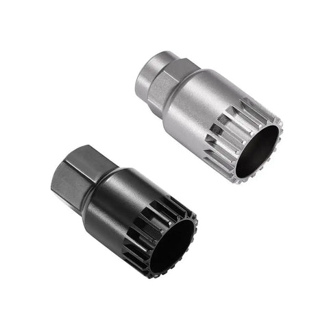Heavy Duty Bike Bottom Bracket Removal Tool For Twenty Tooth Cartridges Fits Half Inch Drive Or Twenty Four Millimeter Wrench