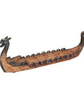 Incense Burner With Dragon Boat Motif Resin Meditation Decor For Home Garden Yoga Elegant Hand Carved Style Traditional Chinese Festival Inspired Gift Symbolizing Prosperity And Good Fortune, side view