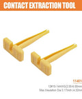 Yellow contact extraction tools for Deutsch DTP And DTHD Connector Kit with 2 Pin DTP 4 Pin DTP 1 Pin DTHD.